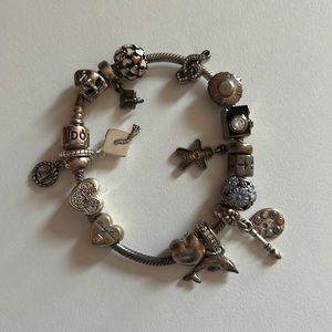 Pandora bracelet and charms!